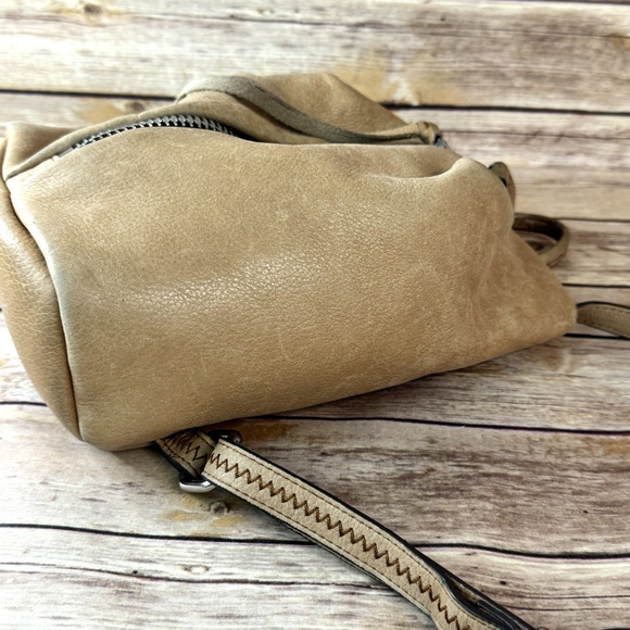Aimee Kerstenberg Tan Brown Leather Tamitha Backpack Silver Hardware main image 9